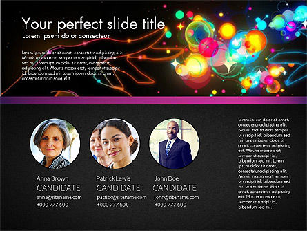 Dati intrattenimento guidato modello di presentazione, Slide 5, 03114, Diagrammi e Grafici con Dati — PoweredTemplate.com