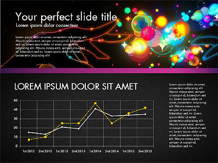 Data Driven Entertainment Presentation Template, Slide 6, 03114, Data Driven Diagrams and Charts — PoweredTemplate.com