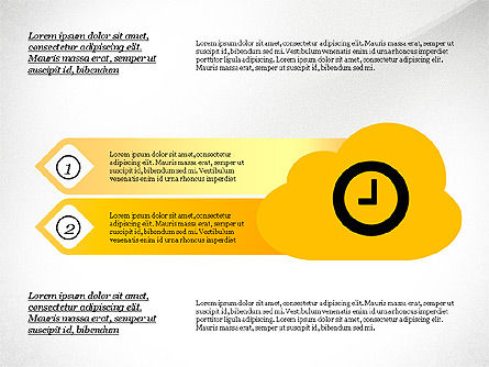 Process with Options and Icons, Slide 3, 03115, Process Diagrams — PoweredTemplate.com