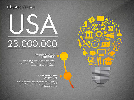 Konsep Presentasi Ide Infografis, Slide 10, 03121, Templat Presentasi — PoweredTemplate.com