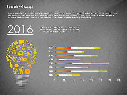Idee infographics presentatie concept, Dia 11, 03121, Presentatie Templates — PoweredTemplate.com