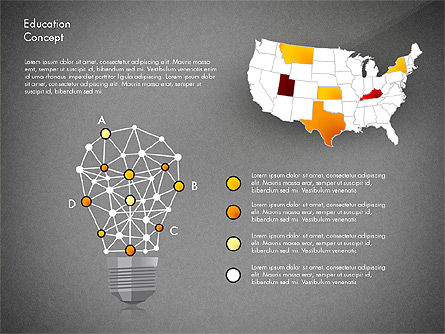 Idea infographics conceito de apresentação, Deslizar 14, 03121, Modelos de Apresentação — PoweredTemplate.com