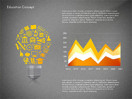 Idee infographics presentatie concept, Dia 15, 03121, Presentatie Templates — PoweredTemplate.com