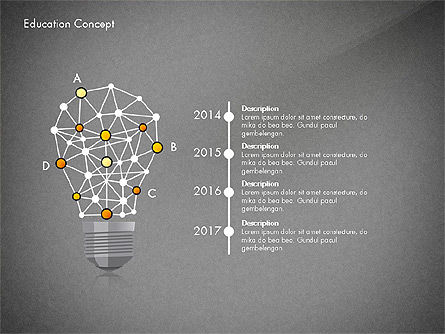 Idee infographics presentatie concept, Dia 16, 03121, Presentatie Templates — PoweredTemplate.com