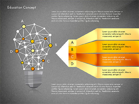 Idee infographics presentatie concept, Dia 9, 03121, Presentatie Templates — PoweredTemplate.com