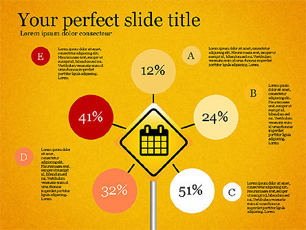 Infographics with Road Signs, Slide 10, 03131, Infographics — PoweredTemplate.com