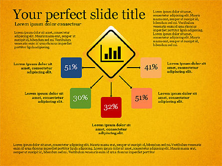 Infographics with Road Signs, Slide 16, 03131, Infographics — PoweredTemplate.com