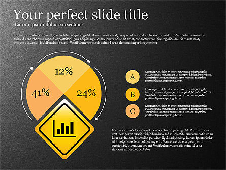 Infographics with Road Signs, Slide 6, 03131, Infographics — PoweredTemplate.com