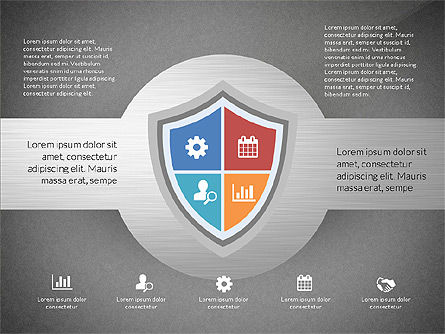 Diagrama circular, Diapositiva 13, 03134, Modelos de negocios — PoweredTemplate.com