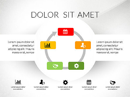 Diagrama circular, Diapositiva 4, 03134, Modelos de negocios — PoweredTemplate.com