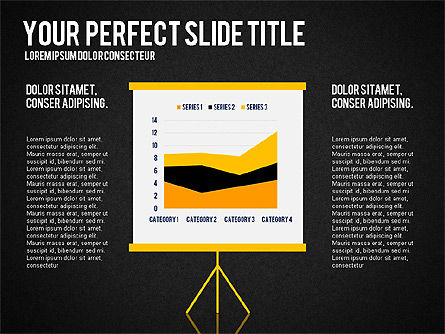 Presentación ilustrativa con gráficos dirigidos por datos, Diapositiva 11, 03135, Plantillas de presentación — PoweredTemplate.com