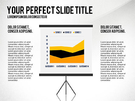 Presentación ilustrativa con gráficos dirigidos por datos, Diapositiva 3, 03135, Plantillas de presentación — PoweredTemplate.com