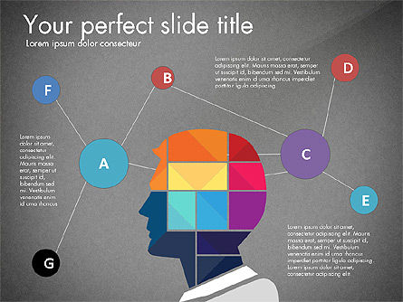 Concepto de Presentación de Salud Mental, Diapositiva 10, 03139, Diagramas y gráficos médicos — PoweredTemplate.com