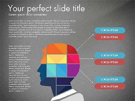 Concepto de Presentación de Salud Mental, Diapositiva 13, 03139, Diagramas y gráficos médicos — PoweredTemplate.com
