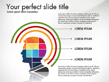 Concepto de Presentación de Salud Mental, Diapositiva 8, 03139, Diagramas y gráficos médicos — PoweredTemplate.com