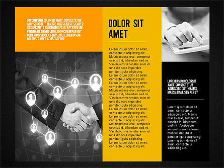 Illustration du profil de l'entreprise de conseil, Diapositive 16, 03140, Modèles de présentations — PoweredTemplate.com