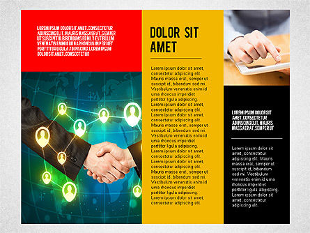 Consulting Company Profile Illustration, Slide 8, 03140, Presentation Templates — PoweredTemplate.com