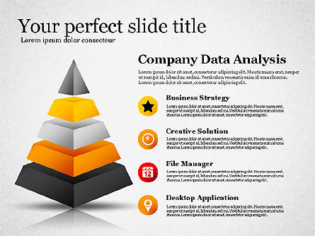 Presentation with Compound Objects, PowerPoint Template, 03142, Shapes — PoweredTemplate.com