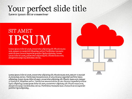 데이터 배포 및 보호 프리젠 테이션 템플릿, 슬라이드 8, 03146, 프레젠테이션 템플릿 — PoweredTemplate.com