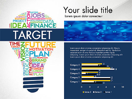 Word Cloud Data Driven Presentation Template, Slide 7, 03147, Data Driven Diagrams and Charts — PoweredTemplate.com