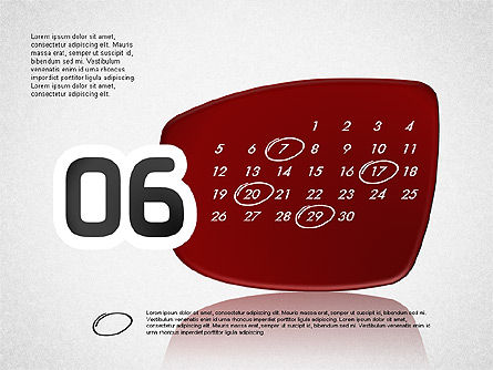 Calendario 2016, Diapositiva 7, 03150, Timelines & Calendars — PoweredTemplate.com