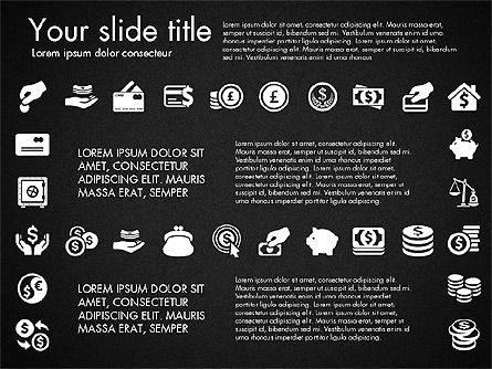 Iconos financieros, Diapositiva 15, 03151, Iconos — PoweredTemplate.com
