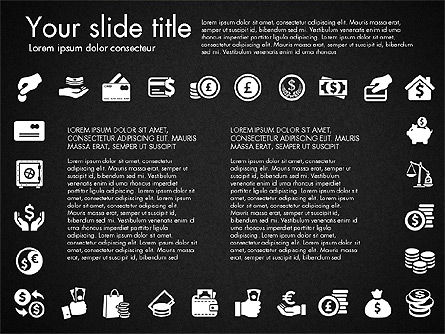 Icone finanziarie, Slide 16, 03151, icone — PoweredTemplate.com