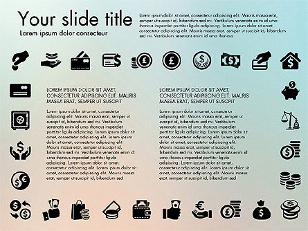 Icone finanziarie, Slide 8, 03151, icone — PoweredTemplate.com