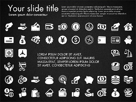 Financial Icons, Slide 9, 03151, Icons — PoweredTemplate.com