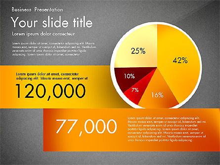 データ駆動円チャートツールボックス, スライド 10, 03152, データベースの図＆グラフ — PoweredTemplate.com