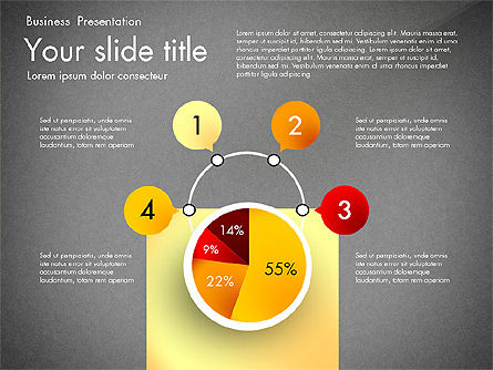Data Driven Pie Chart Toolbox, Slide 13, 03152, Data Driven Diagrams and Charts — PoweredTemplate.com