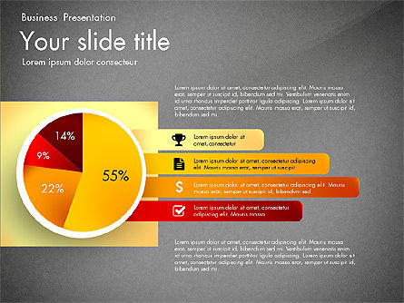 データ駆動円チャートツールボックス, スライド 15, 03152, データベースの図＆グラフ — PoweredTemplate.com