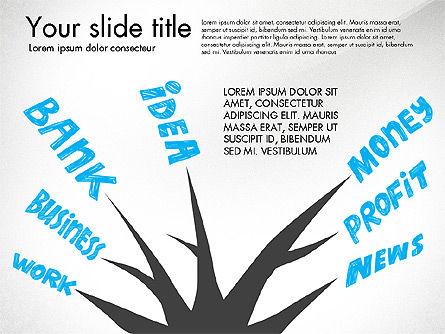Business Idea Presentation Concept, PowerPoint Template, 03153, Presentation Templates — PoweredTemplate.com