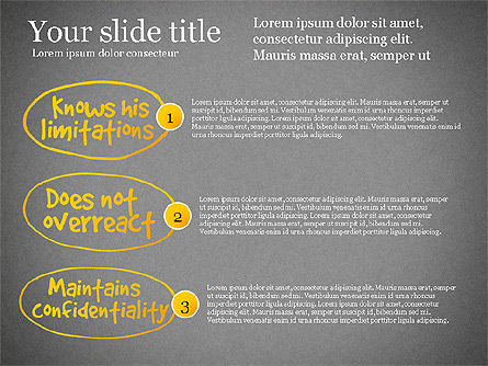 Effective Counselor Presentation Concept, Slide 14, 03156, Process Diagrams — PoweredTemplate.com