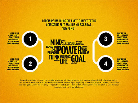 Concepto de presentación del pensamiento positivo, Diapositiva 11, 03157, Plantillas de presentación — PoweredTemplate.com
