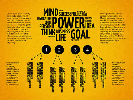 Concepto de presentación del pensamiento positivo, Diapositiva 14, 03157, Plantillas de presentación — PoweredTemplate.com