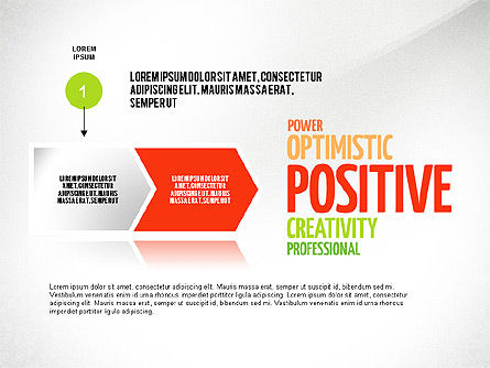 Positive Thinking Presentation Concept, Slide 2, 03157, Presentation Templates — PoweredTemplate.com