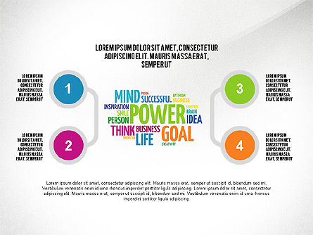 Concepto de presentación del pensamiento positivo, Diapositiva 3, 03157, Plantillas de presentación — PoweredTemplate.com
