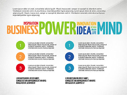Concepto de presentación del pensamiento positivo, Diapositiva 4, 03157, Plantillas de presentación — PoweredTemplate.com