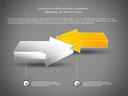 Caja de herramientas de formas tridimensionales, Diapositiva 10, 03158, Formas — PoweredTemplate.com