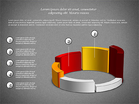 Three Dimensional Shapes Toolbox, Slide 11, 03158, Shapes — PoweredTemplate.com