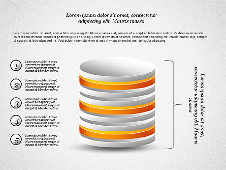 Boîte à outils à formes tridimensionnelles, Diapositive 8, 03158, Formes — PoweredTemplate.com