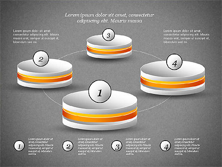 Three Dimensional Shapes Toolbox, Slide 9, 03158, Shapes — PoweredTemplate.com