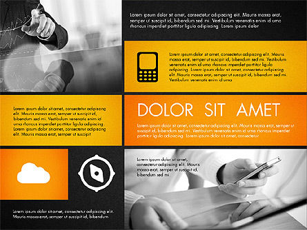 사진이있는 현대 프리젠 테이션, 슬라이드 14, 03170, 프레젠테이션 템플릿 — PoweredTemplate.com