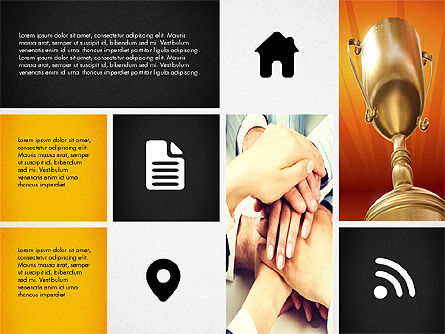 Moderne presentatie met foto's, Dia 5, 03170, Presentatie Templates — PoweredTemplate.com