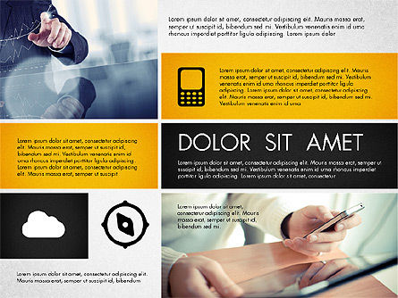Moderne presentatie met foto's, Dia 6, 03170, Presentatie Templates — PoweredTemplate.com