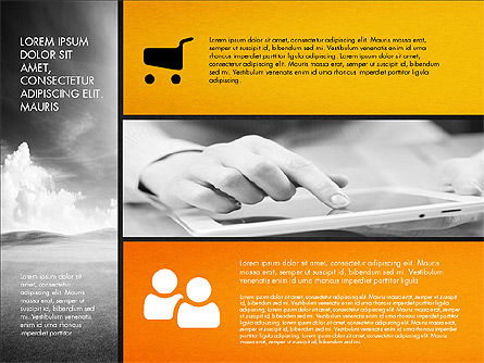Moderne presentatie met foto's, Dia 9, 03170, Presentatie Templates — PoweredTemplate.com