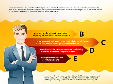 Opzioni con uomini d'affari, Slide 12, 03172, Diagrammi Palco — PoweredTemplate.com
