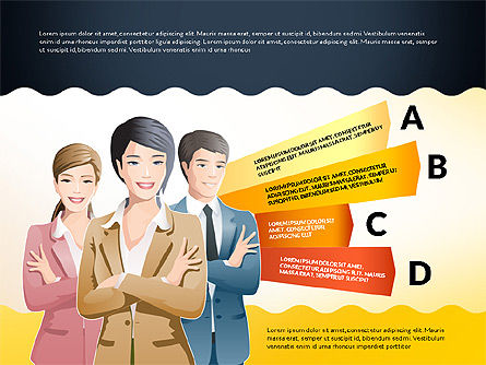 Opzioni con uomini d'affari, Slide 7, 03172, Diagrammi Palco — PoweredTemplate.com
