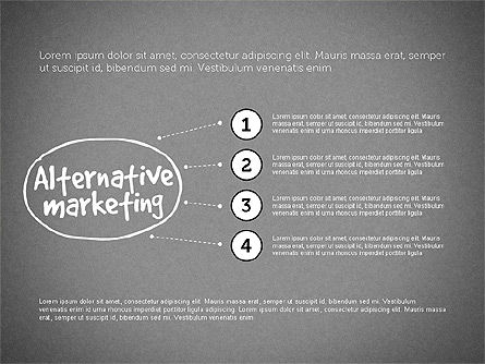 Diagrama de la comercialización de la guerrilla, Diapositiva 12, 03177, Modelos de negocios — PoweredTemplate.com